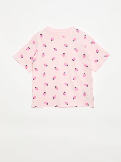 Conjunto de pijama curto - 2 peças - Kiabi