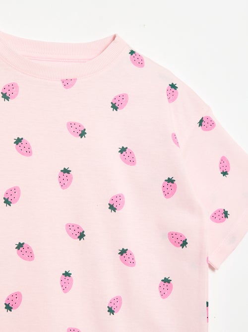 Conjunto de pijama curto - 2 peças - Kiabi