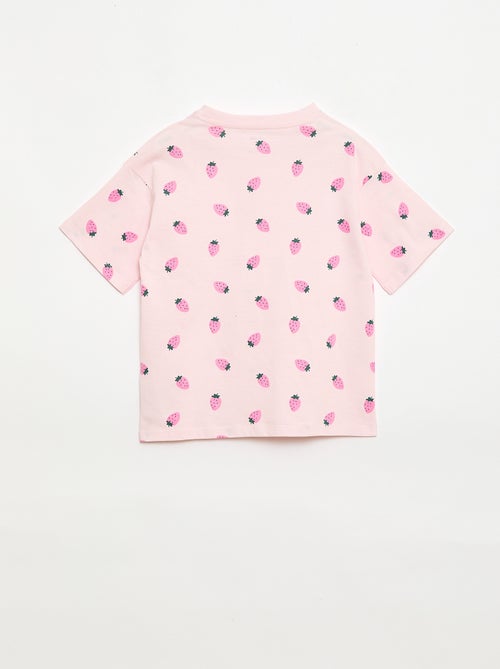 Conjunto de pijama curto - 2 peças - Kiabi