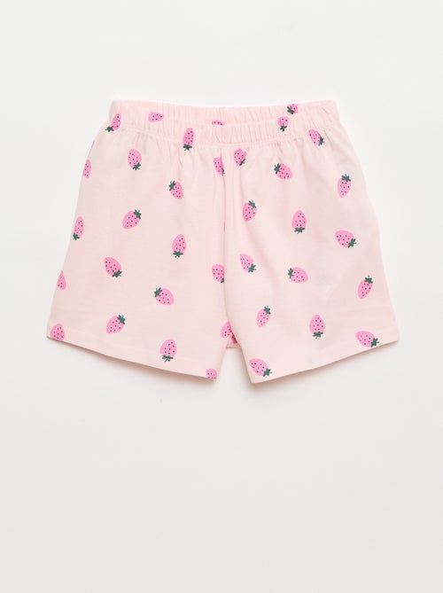 Conjunto de pijama curto - 2 peças - Kiabi