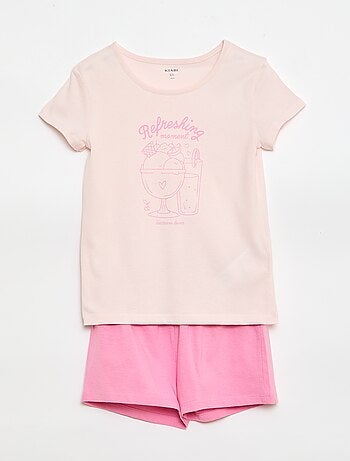 Conjunto de pijama curto - 2 peças