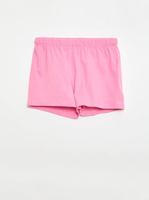 Conjunto de pijama curto - 2 peças - Kiabi