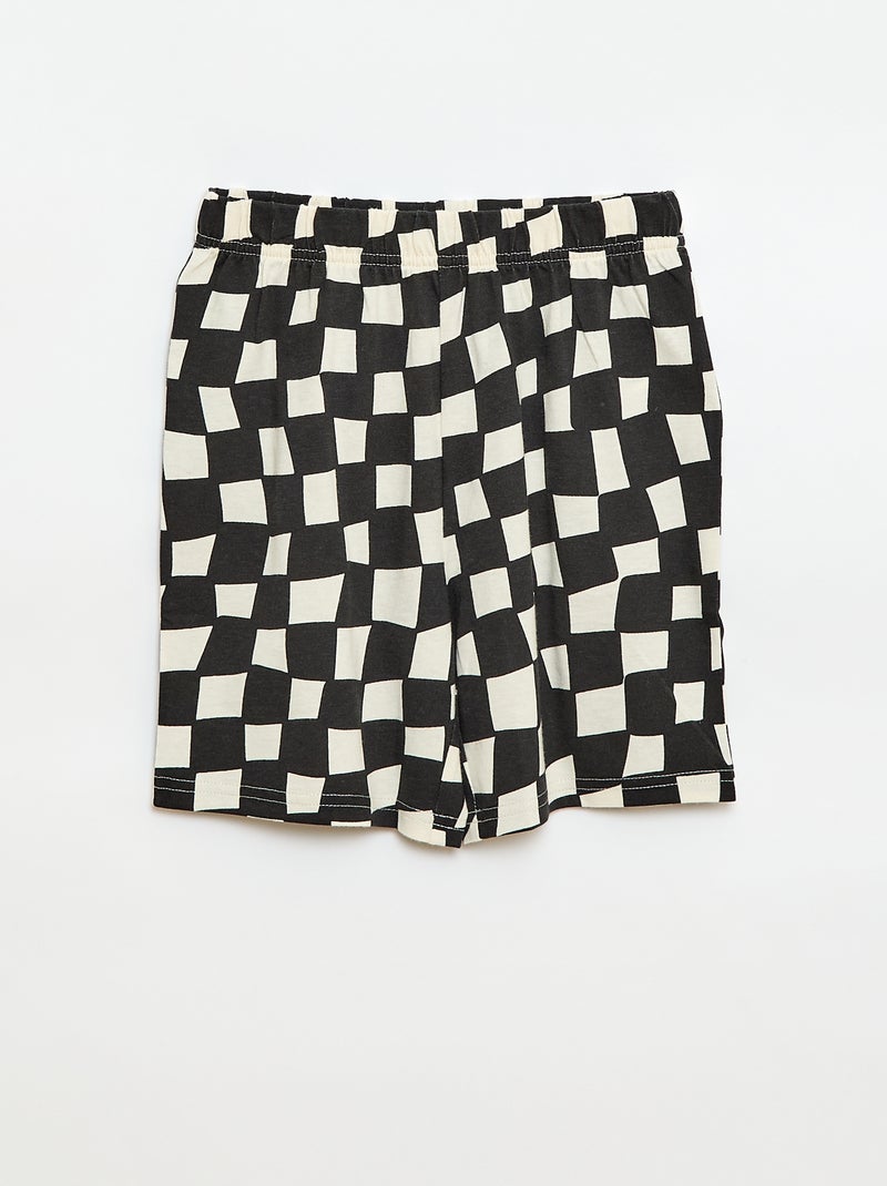 Conjunto de pijama curto 'Agathe Sorlet x Kiabi' - Dia dos Namorados Branco - Kiabi