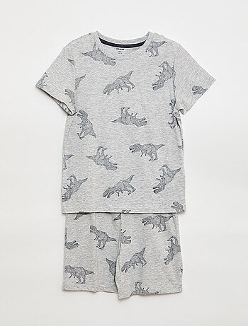 Conjunto de pijama curto, calções + t-shirt - 2 peças