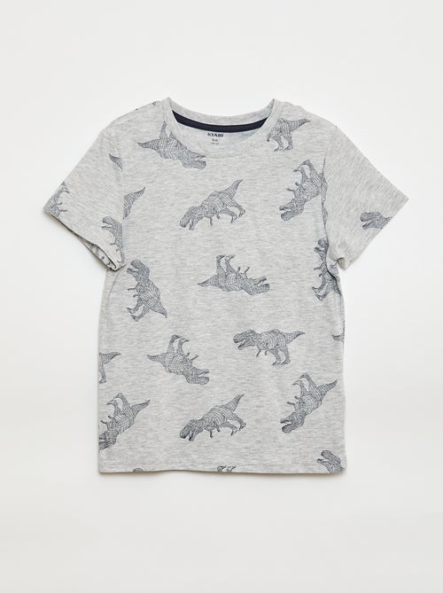 Conjunto de pijama curto, calções + t-shirt - 2 peças - Kiabi