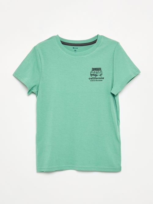 Conjunto de pijama curto, calções + t-shirt - 2 peças - Kiabi