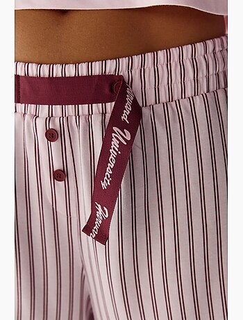 Conjunto de pijama curto de manga curta harvard graffiti estampado penti