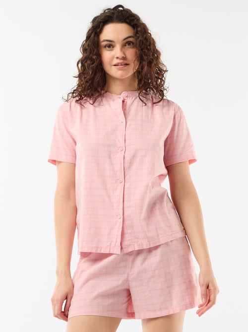 Conjunto de pijama curto estampado - 2 peças - Kiabi