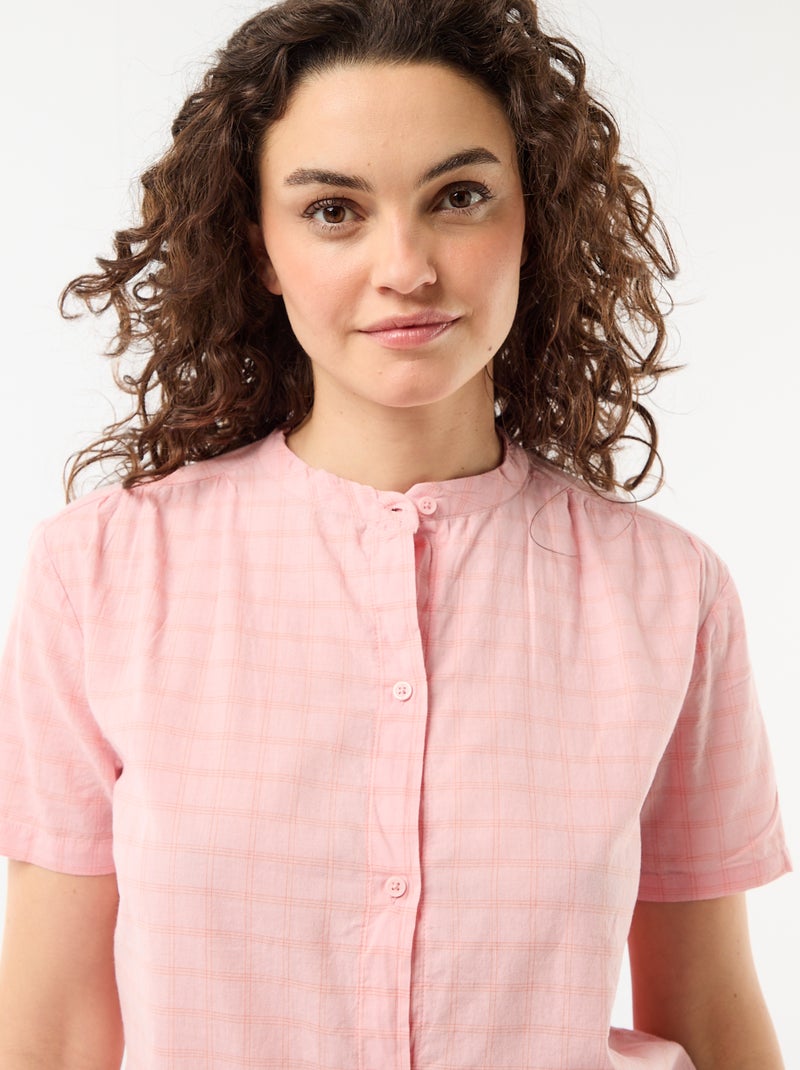 Conjunto de pijama curto estampado - 2 peças Rosa - Kiabi