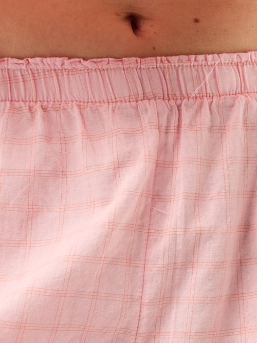 Conjunto de pijama curto estampado - 2 peças - Kiabi
