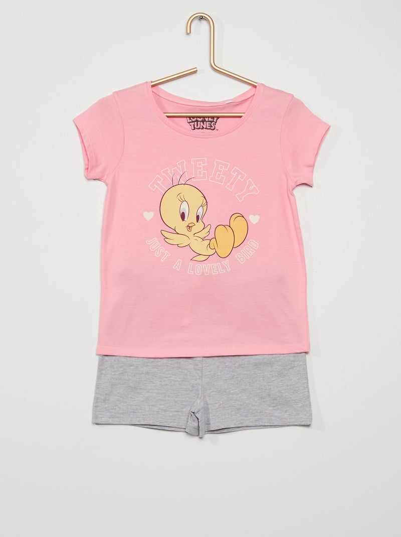 Conjunto de pijama curto 'Looney Tunes' BEGE - Kiabi