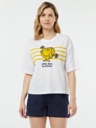 Conjunto de pijama curto 'Monsieur Madame' - 2 peças
