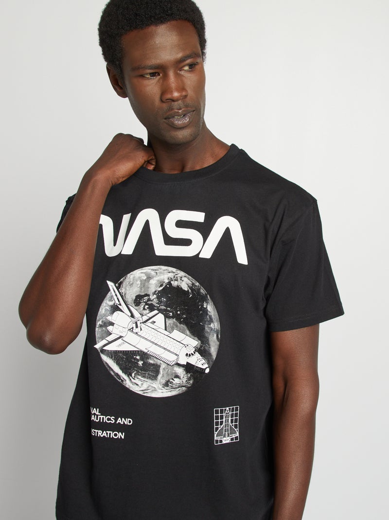 Conjunto de pijama curto 'NASA' com calções + t-shirt - 2 peças CINZA - Kiabi