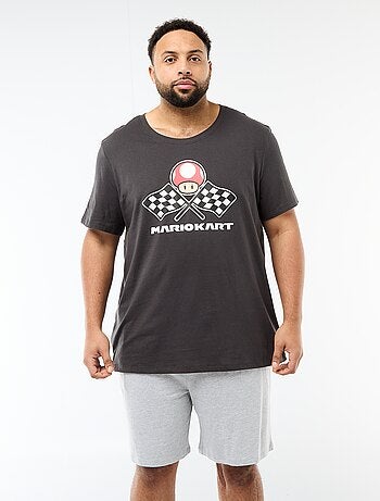 Conjunto de pijama curto 'Nintendo' 'Mario kart' 'Toad' - 2 peças