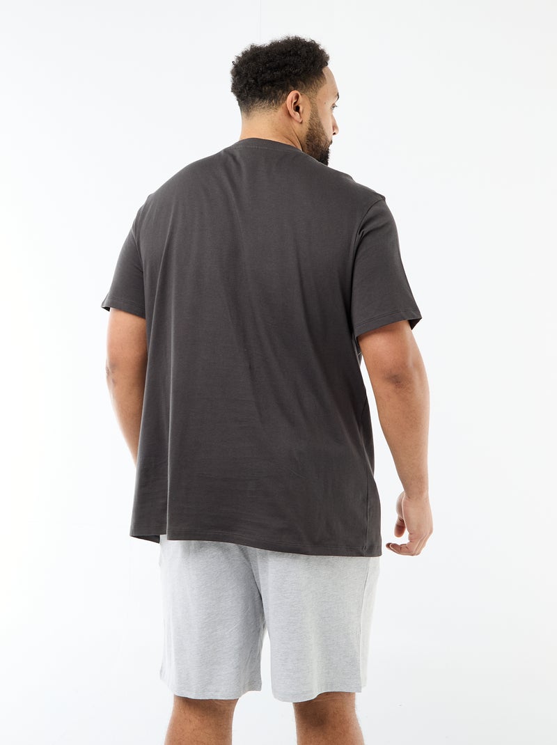 Conjunto de pijama curto 'Nintendo' 'Mario kart' 'Toad' - 2 peças Preto - Kiabi