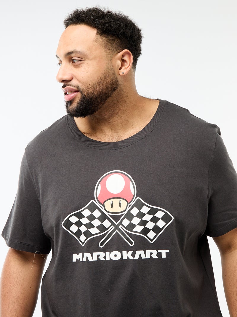 Conjunto de pijama curto 'Nintendo' 'Mario kart' 'Toad' - 2 peças Preto - Kiabi