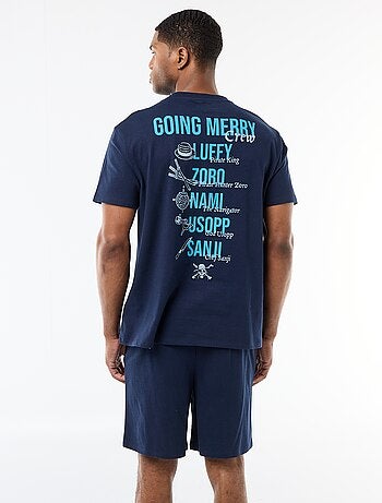 Conjunto de pijama curto 'One piece' - 2 peças