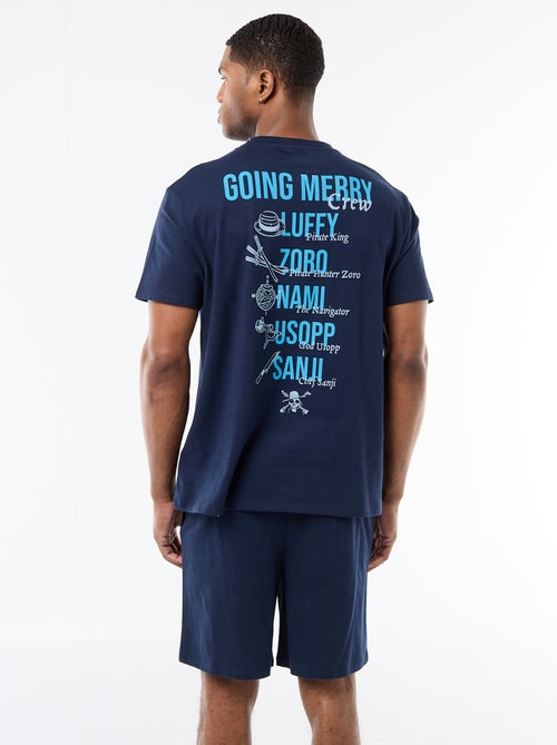 Conjunto de pijama curto 'One piece' - 2 peças - Kiabi