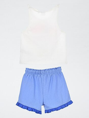 Conjunto de pijama curto 'Patrulha Pata' - 2 peças