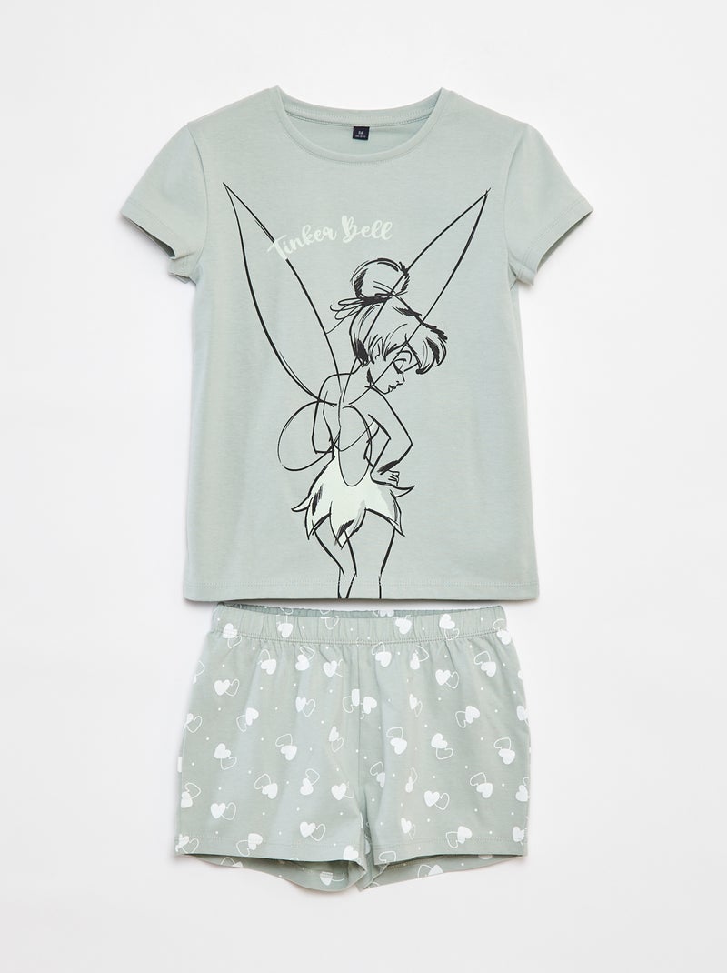 Conjunto de pijama curto 'Sininho' VERDE - Kiabi
