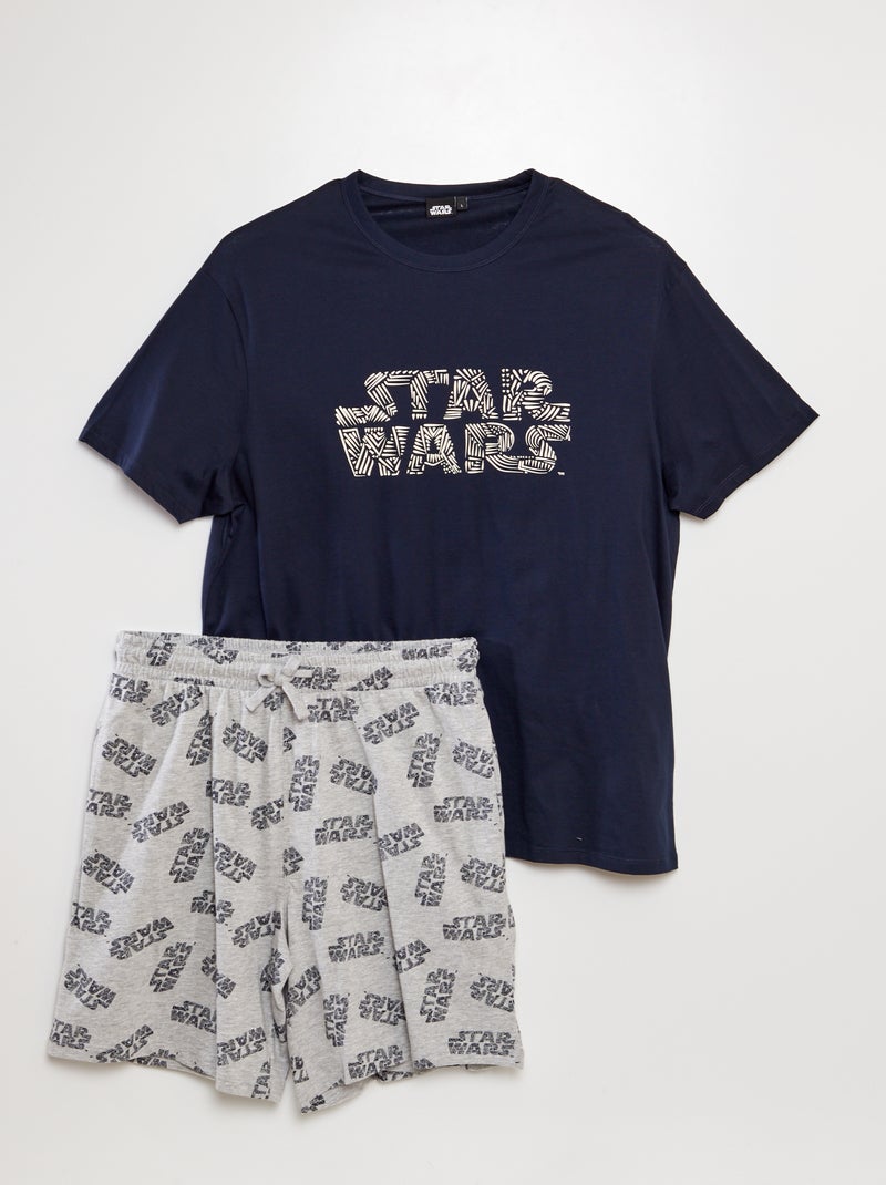 Conjunto de pijama curto 'Star Wars' - 2 peças CINZA - Kiabi