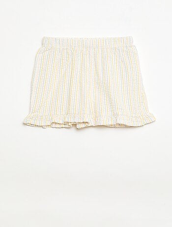Conjunto de pijama curto t-shirt + calções - 2 peças