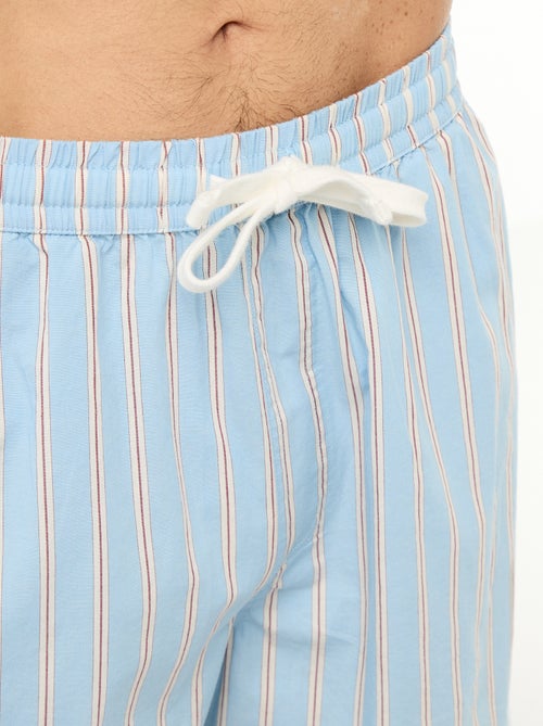 Conjunto de pijama curto t-shirt + calções - 2 peças - Kiabi