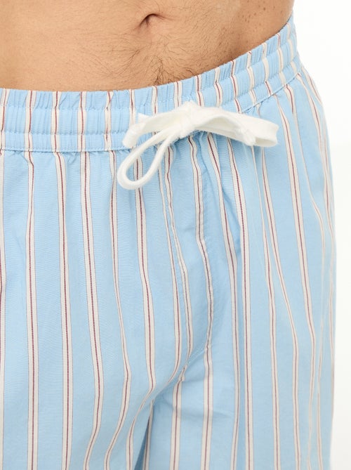 Conjunto de pijama curto t-shirt + calções - 2 peças - Kiabi