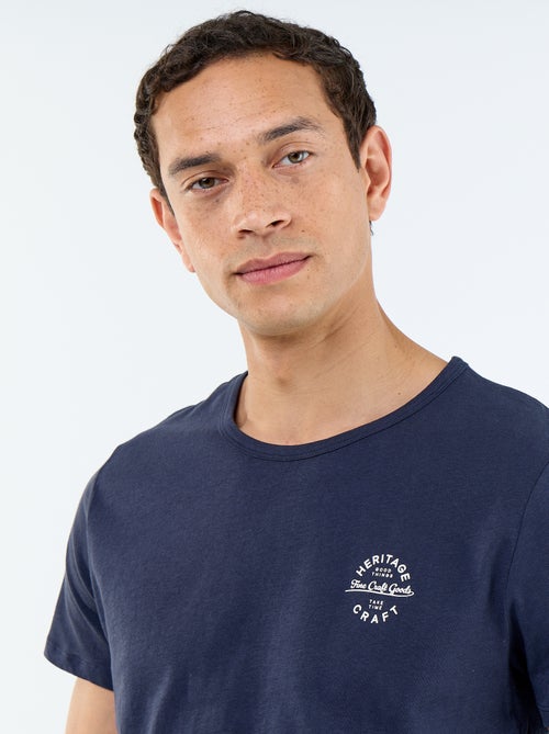Conjunto de pijama curto t-shirt + calções - 2 peças - Kiabi