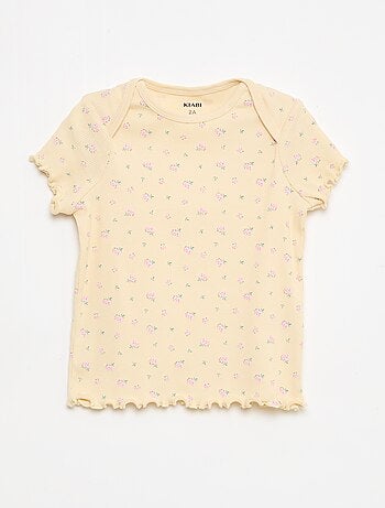 Conjunto de pijama curto t-shirt + calções - 2 peças