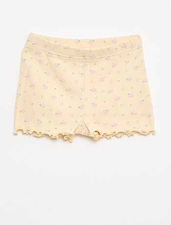 Conjunto de pijama curto t-shirt + calções - 2 peças