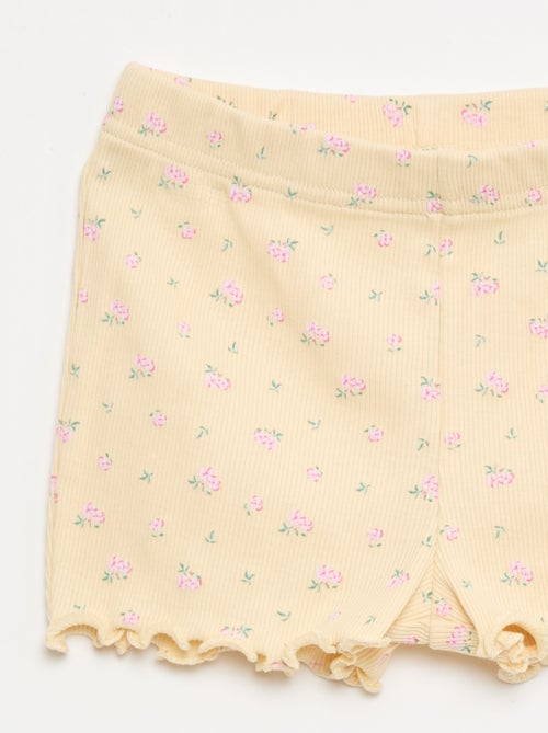 Conjunto de pijama curto t-shirt + calções - 2 peças - Kiabi