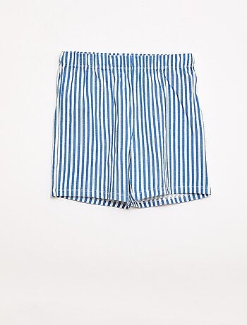 Conjunto de pijama curto t-shirt + calções - 2 peças