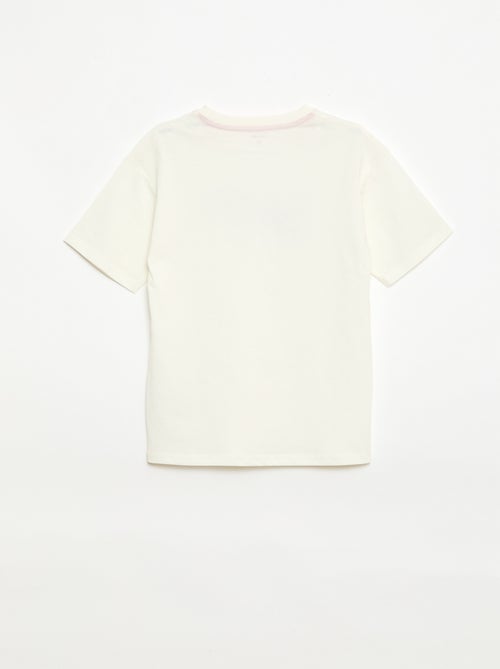 Conjunto de pijama curto t-shirt + calções - 2 peças - Kiabi