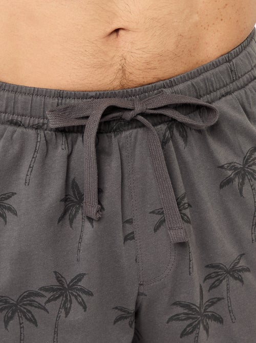 Conjunto de pijama curto t-shirt + calções - 2 peças - Kiabi