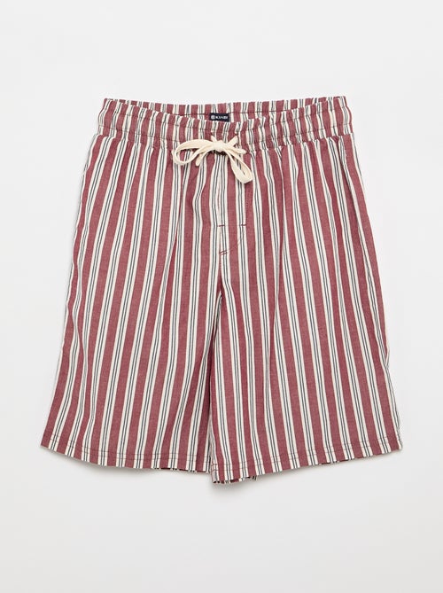 Conjunto de pijama curto t-shirt + calções - 2 peças - Kiabi