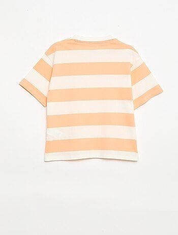 Conjunto de pijama curto t-shirt + calções - 2 peças