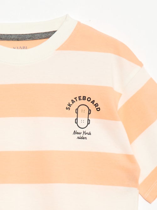 Conjunto de pijama curto t-shirt + calções - 2 peças - Kiabi