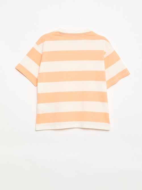 Conjunto de pijama curto t-shirt + calções - 2 peças - Kiabi