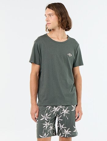 Conjunto de pijama curto t-shirt + calções - 2 peças