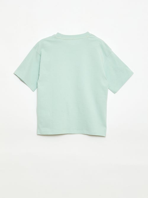 Conjunto de pijama curto t-shirt + calções - 2 peças - Kiabi