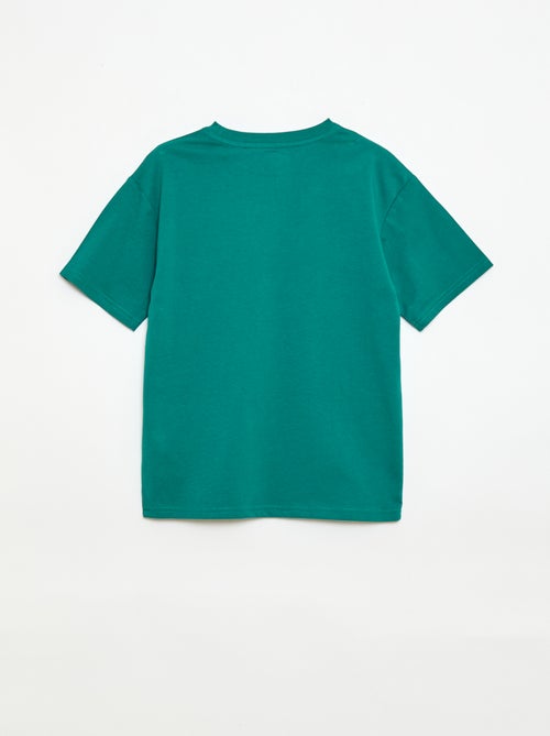 Conjunto de pijama curto t-shirt + calções - 2 peças - Kiabi