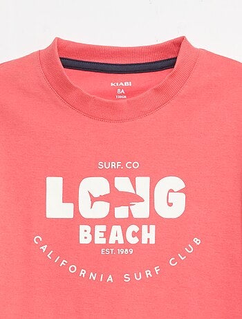 Conjunto de pijama curto t-shirt + calções - 2 peças