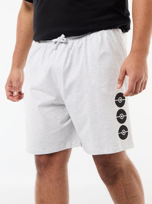 Conjunto de pijama curto t-shirt + calções 'Pikachu' 'Pokémon' - 2 peças - Kiabi