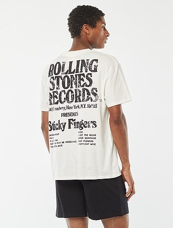 Conjunto de pijama curto 'The Rolling Stones' com calções + t-shirt - 2 peças