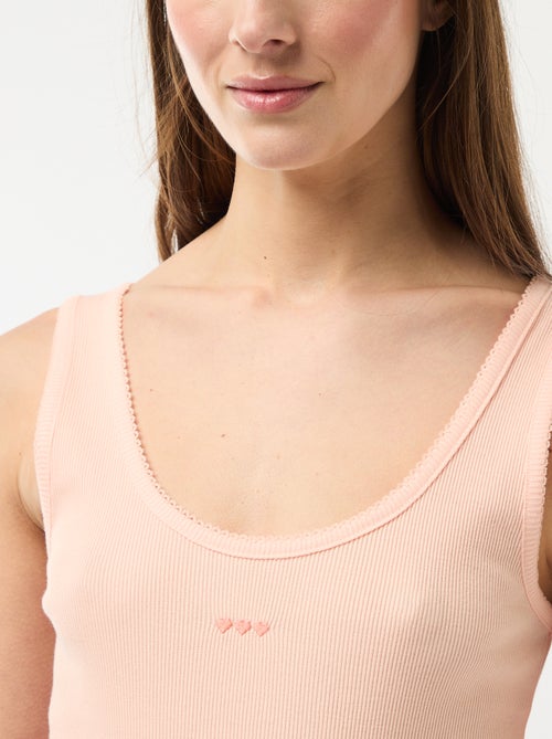 Conjunto de pijama curto vichy - 2 peças - Kiabi