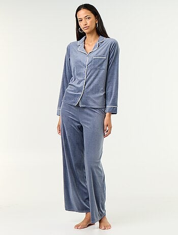 Conjunto de pijama de 2 peças - Camisa de pijama + calças