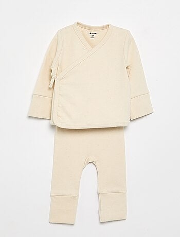 Conjunto de pijama de 2 peças - coleção fácil de vestir