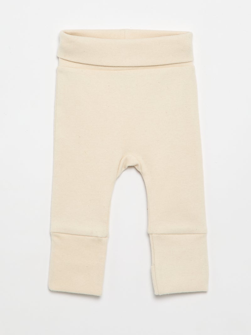 Conjunto de pijama de 2 peças - coleção fácil de vestir Bege - Kiabi