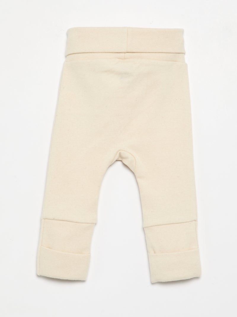 Conjunto de pijama de 2 peças - coleção fácil de vestir Bege - Kiabi
